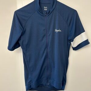 Rapha Men's Blue and White Performance Core Jersey - size medium